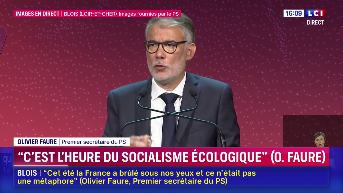 "Pas écolo, pas de cadeau", lance Olivier Faure, premier secrétaire du PS ➡️ Il propose de "suspendre le versement de dividendes pour toute entreprise qui ne s'engage pas résolument dans sa propre transformation écologique"
