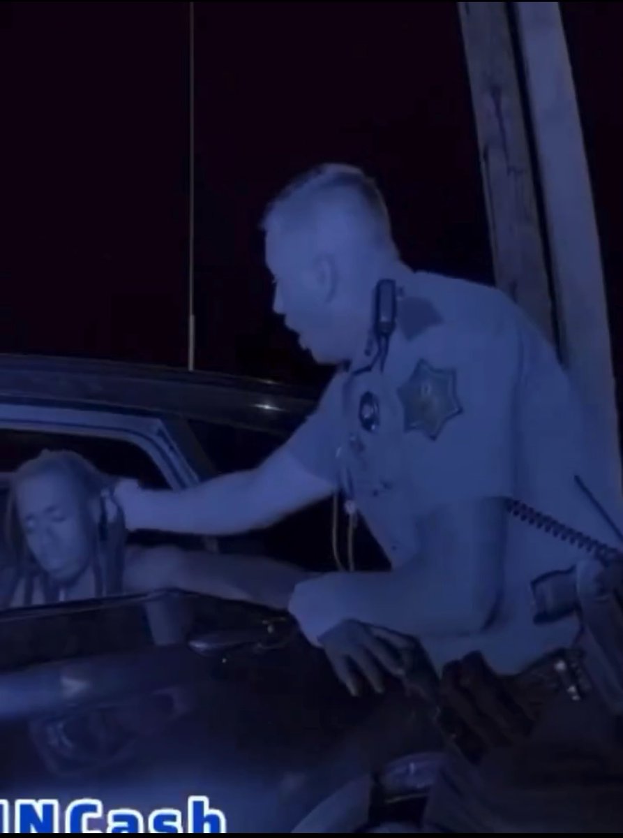 State Trooper Theodore “Teddy” Henderson during an arrest in Blytheville, Arkansas