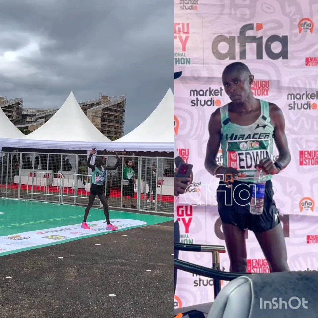 Edwin Kipyogo from Kenya has won the men’s category of the 42km Enugu City International Marathon held today in Enugu, Nigeria, taking home the $15,000 prize.
