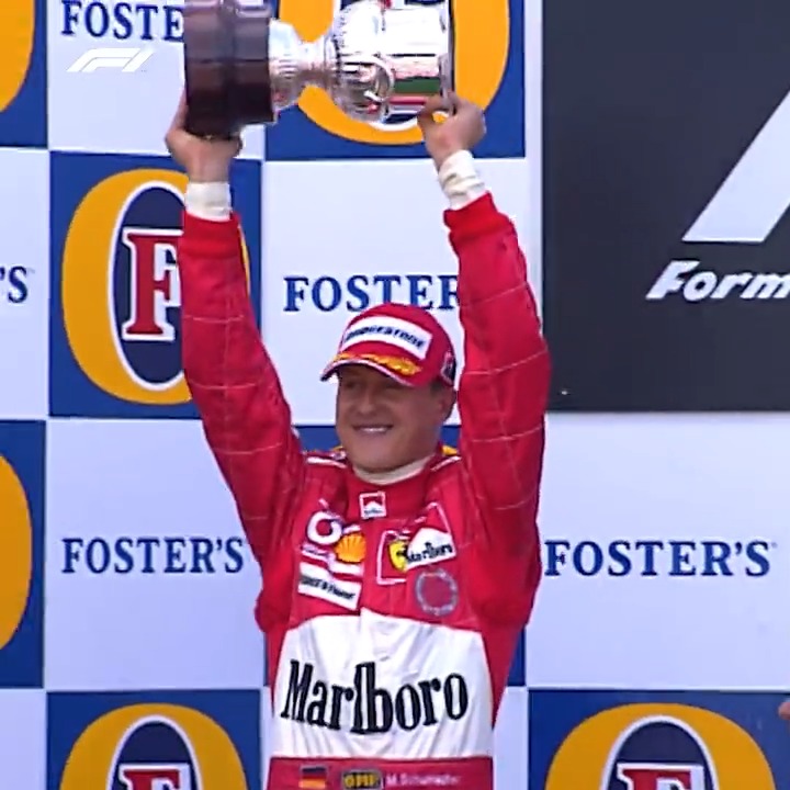 🏆Se cumplen 22 del séptimo y último título de Michael Schumacher en F1 El 29 de agosto de 2004, Michael #Schumacher se consagraba campeón del mundo en Spa-Francorchamps. Este fue su quinto título consecutivo con Ferrari.❤️ #F1 #KeepFightingMichael