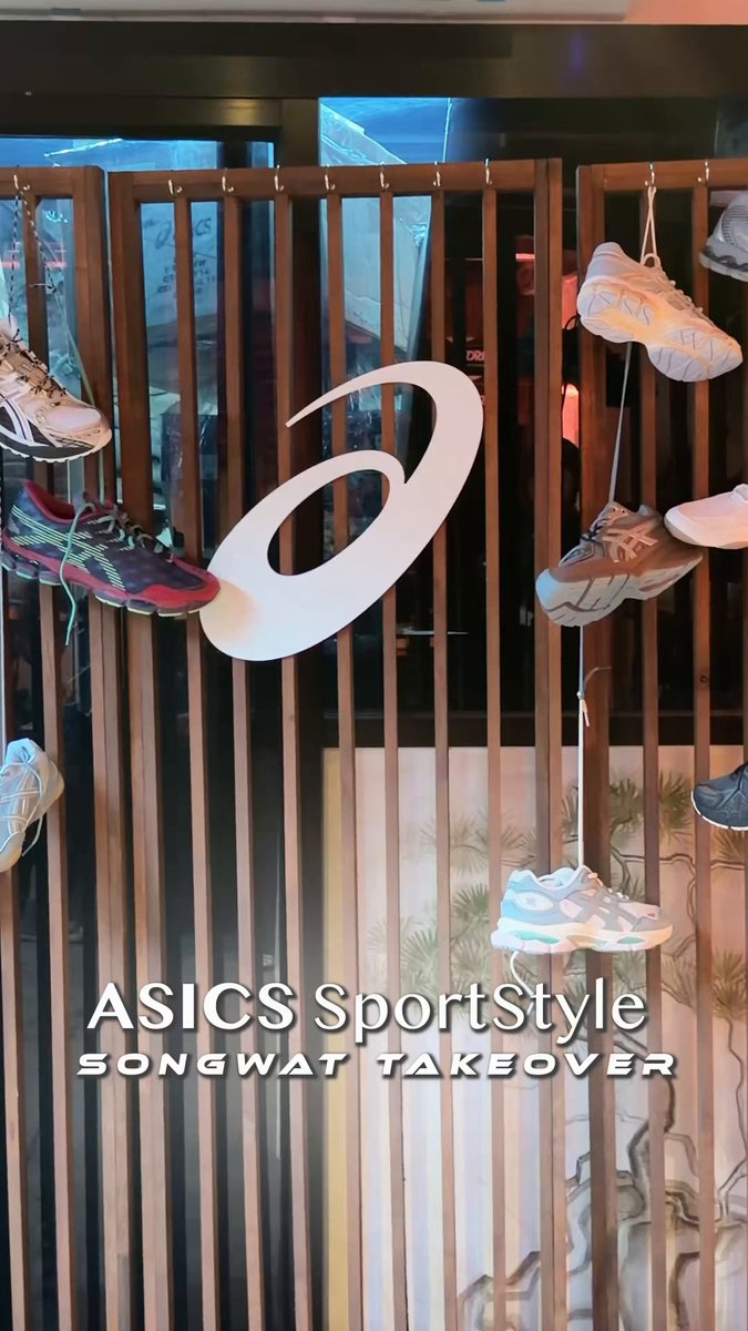 บรรยากาศการร่วมงาน ASICS SportStyle SONGWAT TAKEOVER ของ “ฟีฟ่า” FIFA ✨ #ASICSATSONGWATxFifa