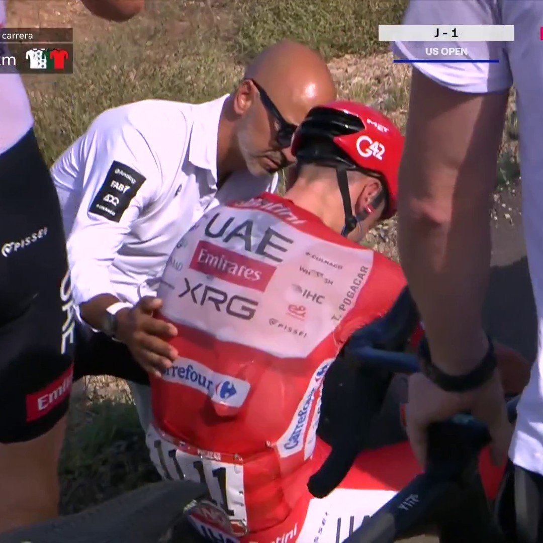 😱 𝐂𝐇𝐔𝐓𝐄 𝐄𝐓 𝐀𝐁𝐀𝐍𝐃𝐎𝐍 𝐏𝐎𝐔𝐑 𝐏𝐎𝐆𝐀𝐂𝐀𝐑 Coup de tonnerre sur la Vuelta ! Victime d'une chute, Pogacar quitte les routes du Tour d'Espagne ! Suivea #LaVuelta26 sur Eurosport et HBO Max avec #LesRP