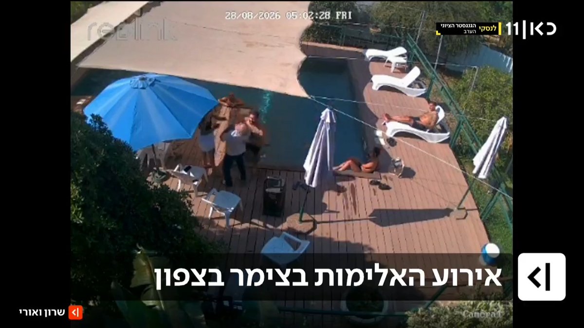 בן 76 ביקש מהאורחים בצימר שבבעלותו להנמיך את המוזיקה שהם השמיעו בבריכה, והותקף | התיעוד, והפרטים #שרוןואורי | אורי לוי Rubi Hammerschlag | רובי המרשלג