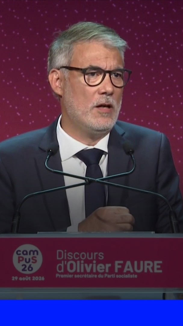 Pour Olivier Faure, premier secrétaire du PS, "l'heure du socialisme écologique a sonné"