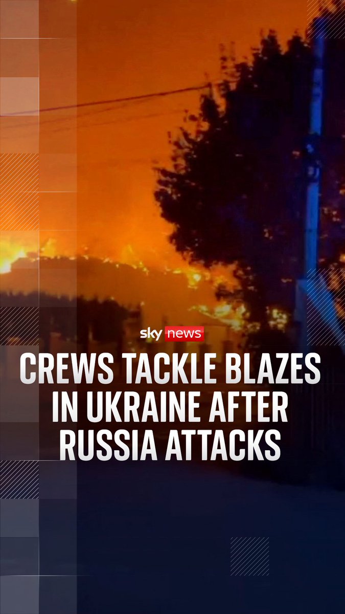 At least 37 people have been killed following strikes on Ukraine from Russia overnight, with deadly fires in Odesa and near Kyiv destroying food trucks and buildings, respectively, while a warehouse storing ammunition also exploded. Ukrainian President Volodymyr Zelenskyy said an investigation into storing explosives near homes was being carried out. 🔗