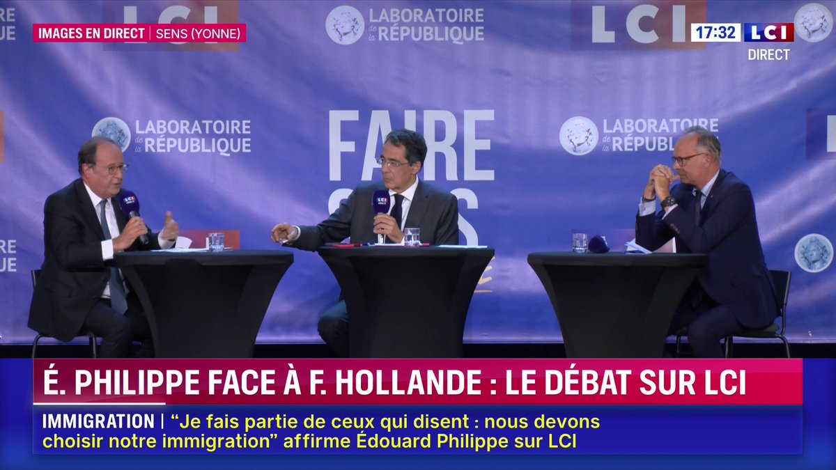 🔴 Laissez-passer consulaires : "Il faut négocier avec l'Algérie fermement, peut-être réviser l'accord de 1968, mais c'est un accord bilatéral", François Hollande 📺 Suivez le débat entre François Hollande et Édouard Philippe sur LCI avec Darius Rochebin