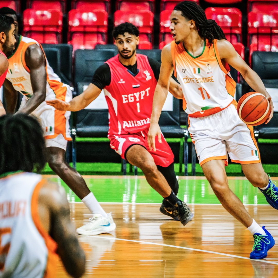 Pacome Dadiet as Ivory Coast tops Egypt 72-66 in Wold Cup Qualifiers: 13 points 5-15 FG 3-7 three 6 rebounds 2 assists