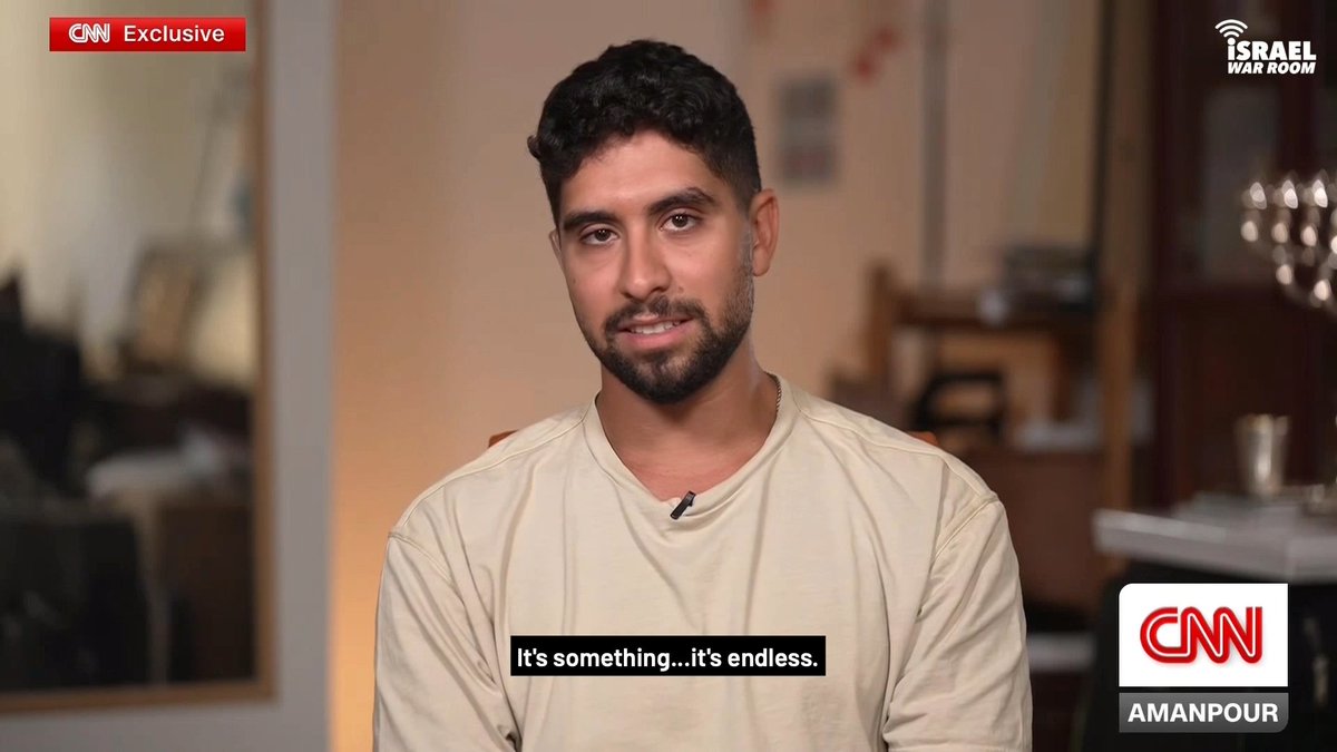 Freed hostage Evyatar David says he doesn’t believe Hamas will ever give up on trying to destroy Israel. Hamas must be disarmed, and Gaza must be fully demilitarized.