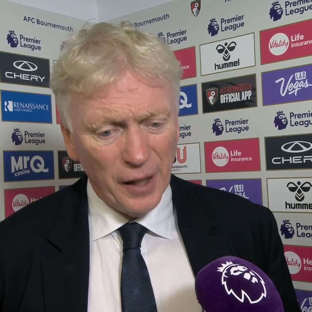 "Decent result, but we can play much better" Everton manager David Moyes on his side salvaging a late draw at Bournemouth after a James Tarkowski equaliser 🔵