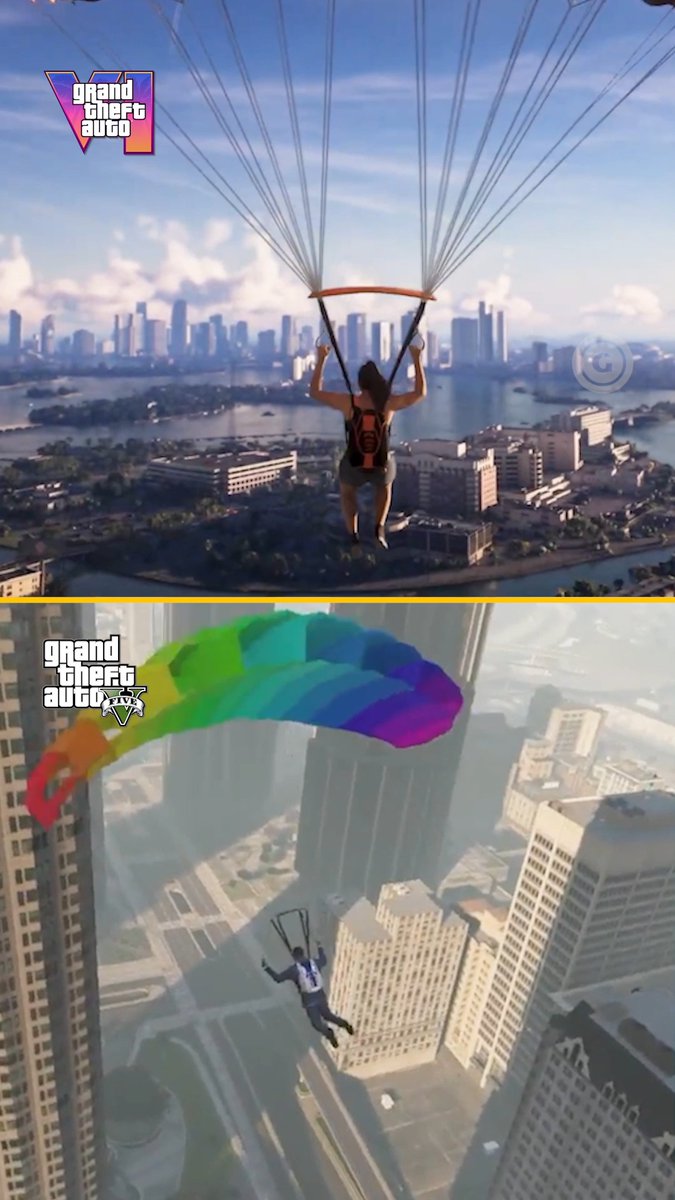 The Grand Theft Auto VI glow-up is so real 🌆 🪂