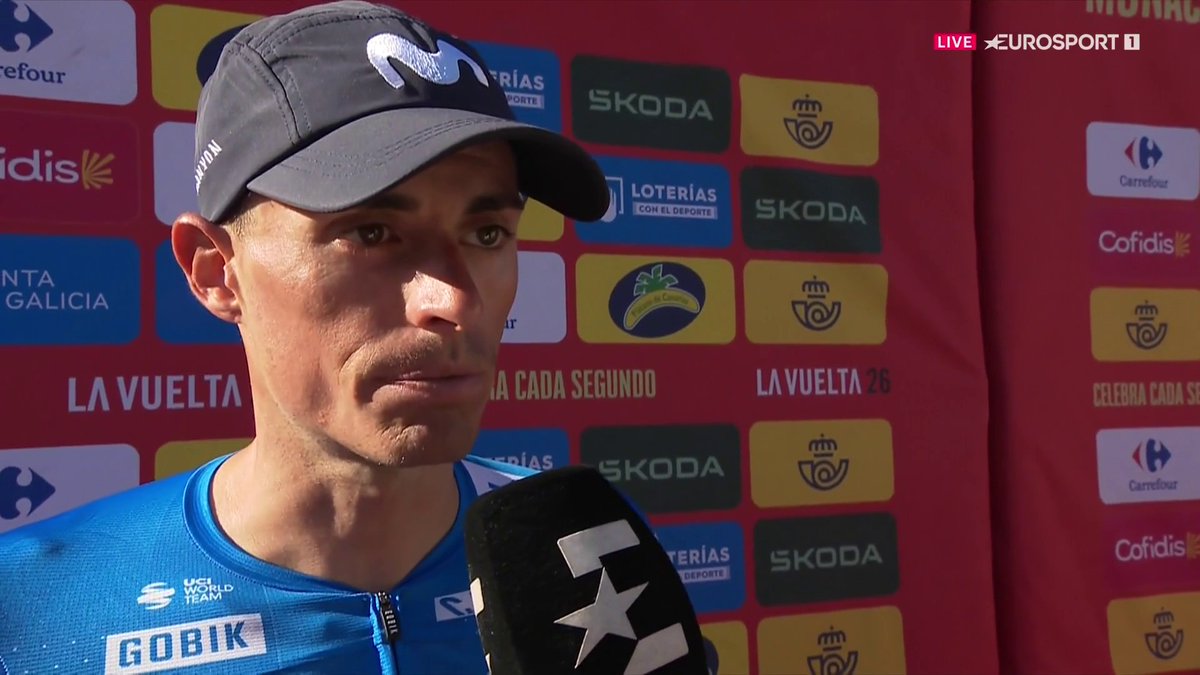 👏 Gestazo de Enric Mas y de Movistar, también conmocionados por el abandono de Pogacar: no se ha puesto la roja en solidaridad con el esloveno 🎤 “Mañana, si me lo merezco, ya lo vestiré” #LaVuelta26