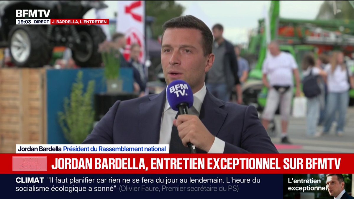 Regardez comme Bardella a le seum d’être remis à sa place naturelle de sous-fifre 🤩