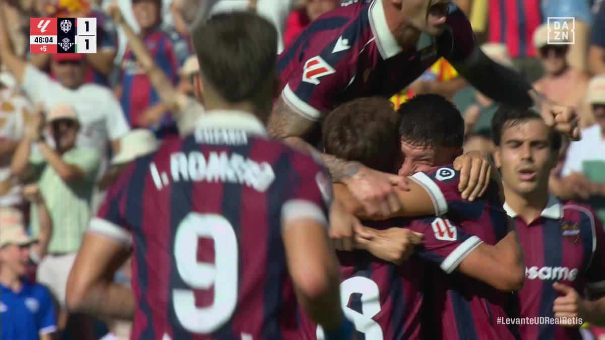 INVENTE, BARDELI, INVENTE 🤯🔥 EL GOLAZO DEL CENTROCAMPISTA EN LA GOLEADA DEL LEVANTE 🐸🔵🔴 #LALIGAenDAZN⚽️