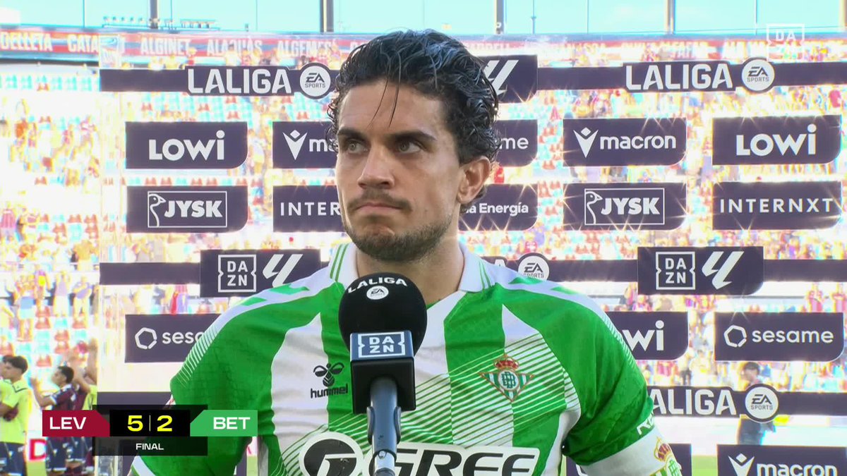 "Confío 1.000 en el vestuario" 🟢⚪️ Marc Bartra tira de autocrítica y confía en que el equipo se repondrá 🗣️ #LALIGAenDAZN⚽️