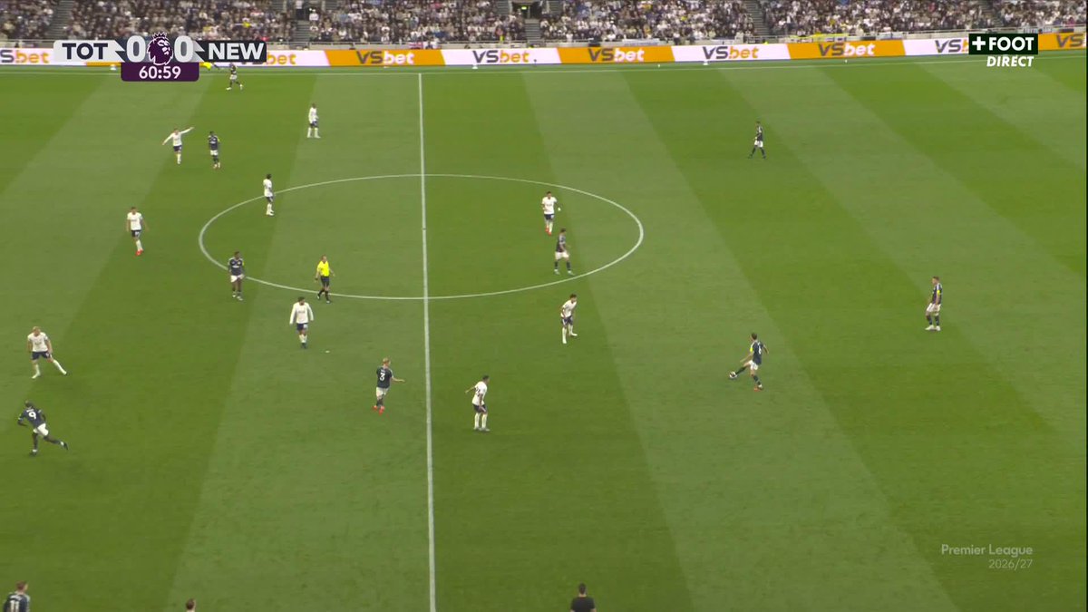 ⚽️ ANTHONY ELANGA 🇸🇪 CLIMATISE TOTTENHAM !!!! 🥶 Il ouvre le score pour Newcastle. 🖤🤍 🎥 CANAL+ Foot