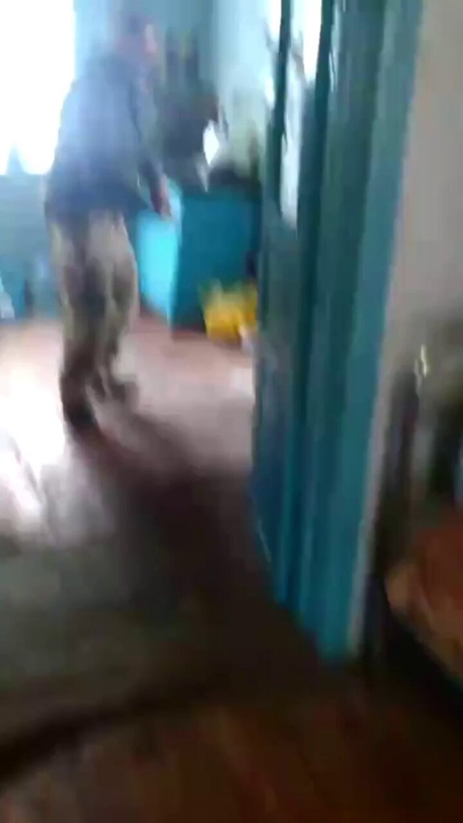 Ukrainian soldiers are occupying houses in villages and partying inside. Remind you of anyone?