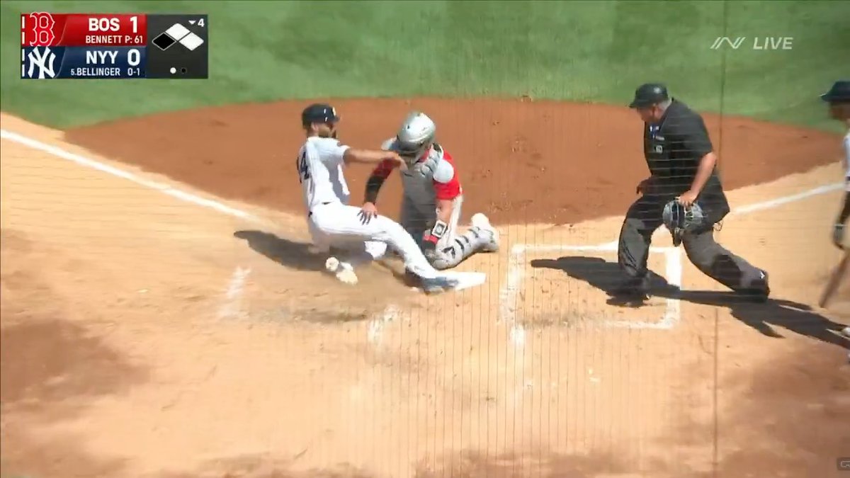 Nick Sogard throws an absolute DART to keep the Yankees scoreless 🎯🔥