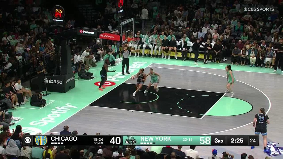 Now a 23-point lead, and the Liberty bench is enjoying every second of it.