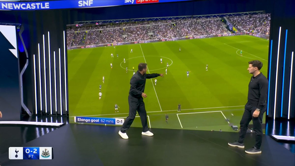 "From Newcastle's point of view it's a magnificent goal... from a Spurs point of view I hate it." Jamie Redknapp and Ryan Mason take a closer look at Anthony Elanga's goal against Spurs 🔍