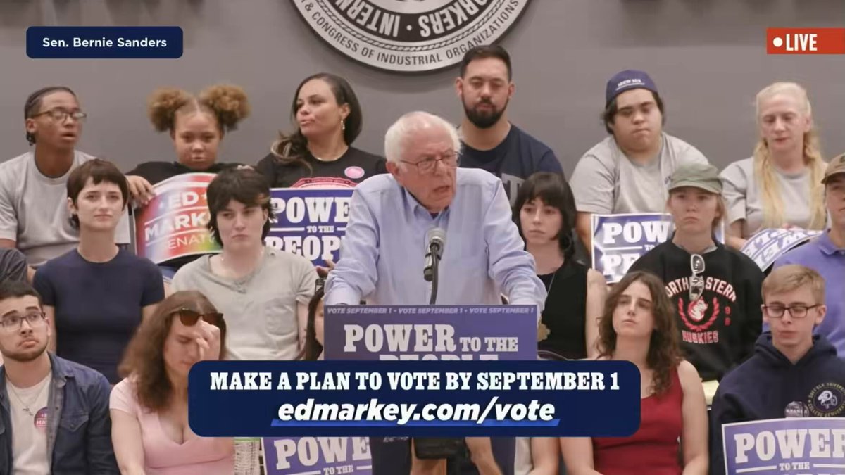 Bernie Sanders: “Trump is clearly the most dangerous president in the history of the United States of America. He is an authoritarian, he does not believe in our Constitution, he does not believe in the rule of law, he wants more and more power going into his own hands. He is a narcissist who if he had his way would name half the buildings in America after himself. He is a kleptocrat. Since he returned to the White House, he and his family are now $2B wealthier”