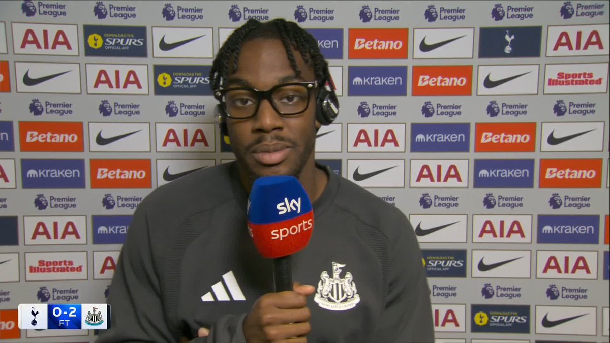 "Thierry Henry is my favourite player, I KNEW if i scored then the celebration would come out" 🙌 Anthony Elanga explains his celebration against Spurs ⚽️