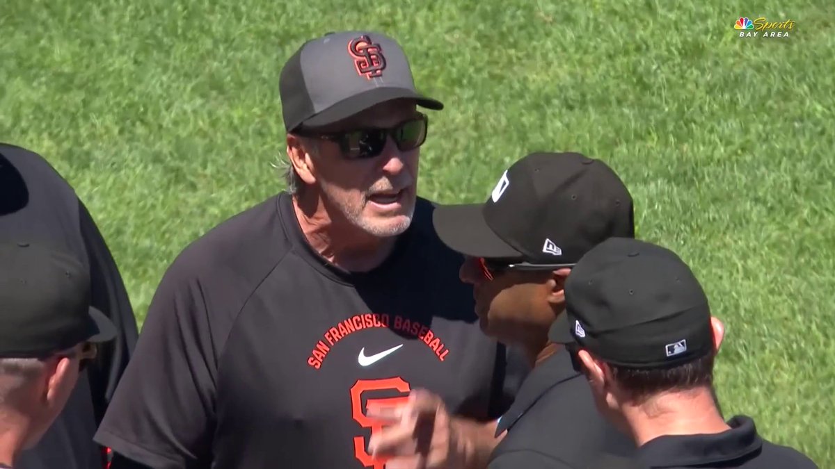 Ron Wotus was ejected before the game following an exchange with Alan Porter 😅