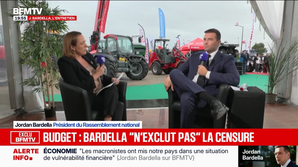 Nous serons, avec Marine Le Pen, le bulletin de vote de ceux qui veulent moins de dépenses publiques et moins d'impôts. Trop d'impôt tue l'impôt ! BFM
