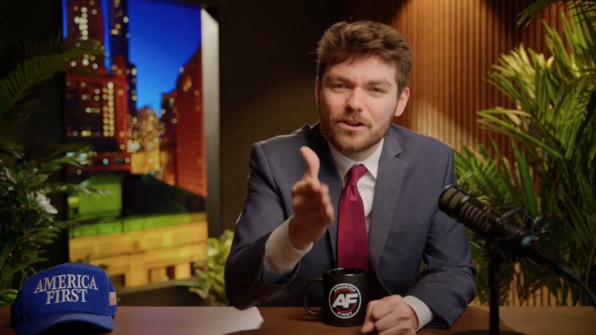 Nick Fuentes names who promotes genocidal rhetoric against White people. "It comes from Jewish Hollywood. It comes from social media. When you send your White children to school, these teachers are telling them 'you're evil, White people are evil. You should think about not having kids because we need fewer white people in the world. We can't wait until you're all gone.' Promoted in Hollywood, on social media by some of the richest and most powerful people. And nobody cares. Do people get fired over that? No. Do people lose their jobs? No. Do people get banned from things? No. Are there statements from the ADL? Never."