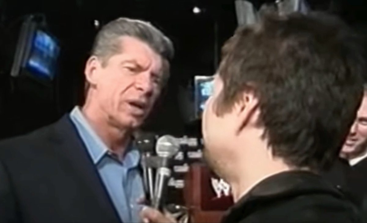 “Hey Vince, how much money do you have?” “Idk do you wanna count it for me? when you get to a certain level you stop counting” Vince McMahon was so close to snapping on this reporter who said wrestling was fake to his face back in 2003.