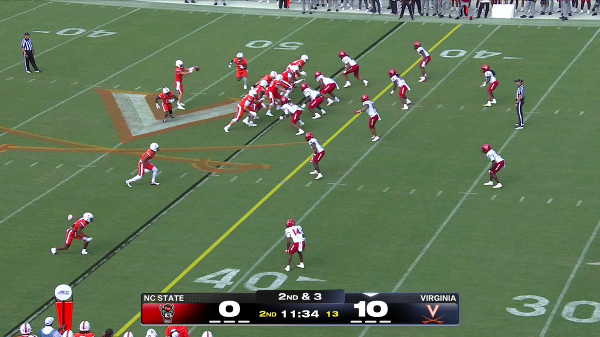✌️😤 There he goes (again), Xavier Brown. That’s his second TD of the afternoon, this one a 45-yd reception 💯 📺 ESPN
