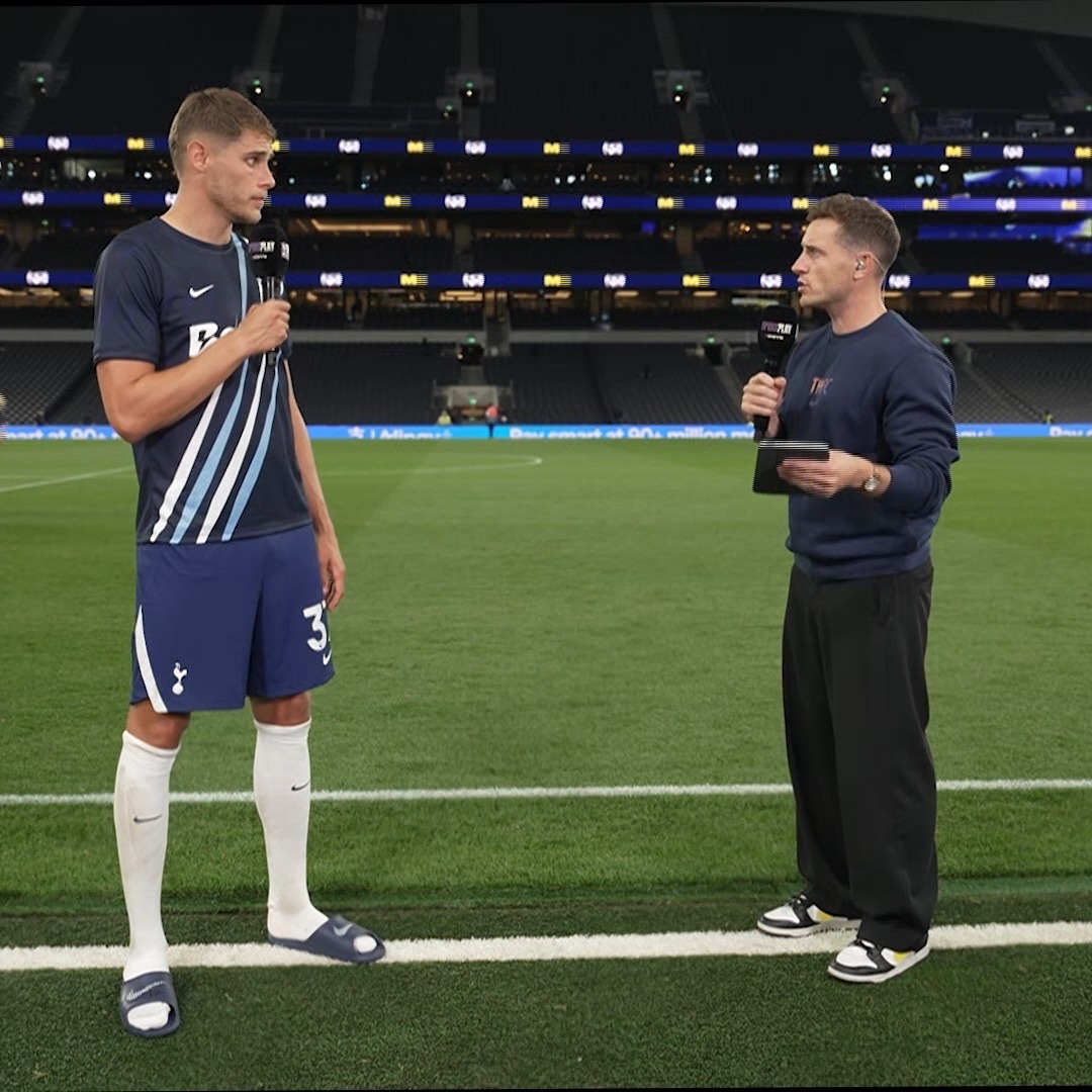 Micky van de Ven's post-match reaction 💬 Watch here 👉