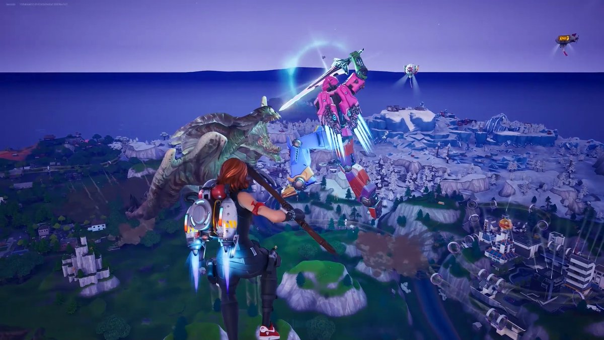 🤖 Evento O Confronto Final | Fortnite OG/Raiz C1:T9 (2026) Assim como em 2019, o Governo/Ordem Imaginária iniciou o Protocolo de Defesa da Ilha devido à ameaça do despertar do Devorador (Cattus), e o robô Líder da Equipe Mech foi ativado para proteger a Ilha e o Ponto Zero.