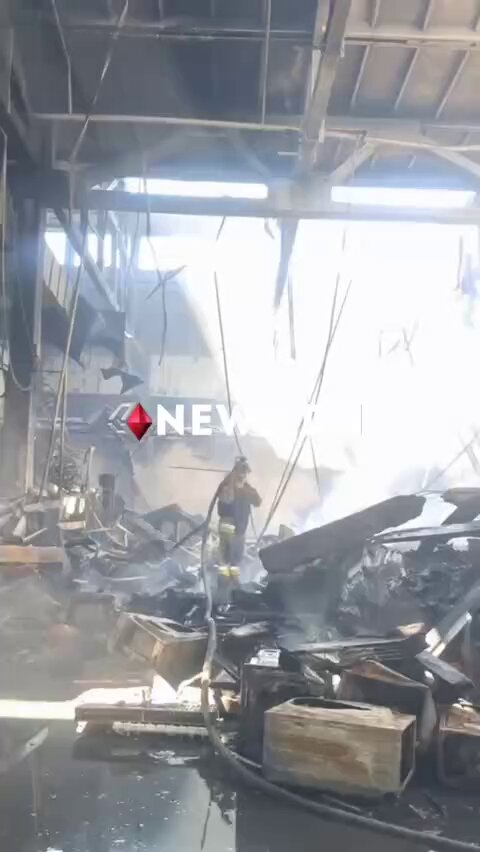 Russia continued to attack Mykolaiv City with Geran-2 drones and Geran-4 jet-drones during the day, targeting a warehouse facility and energy infrastructure. Large fires broke out following the strikes, followed by power outages in parts of the city. Additionally, multiple Geran-2 drones likely struck something near the city of Voznesensk, Mykolaiv Oblast.