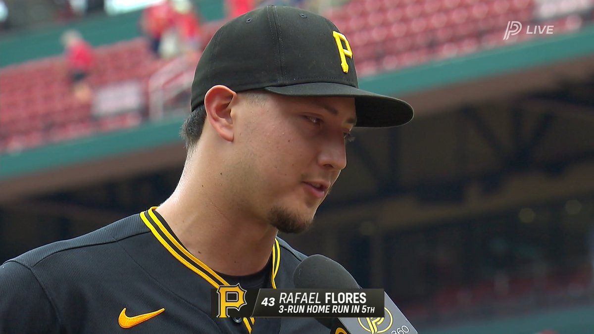 Rafael Flores Jr. on his HR today: "If a homer happens it's always an accident." 😂 Did he feel like he swung 100% on that one?: "Absolutely not... It's always the ones that you don't think that go the farthest." On Carmen Mlodzinski earning the win: "Cold blooded. In those situations you want a guy with the lowest heartbeat, and in that situation it was Carmen." 👏👏 🎤 Hannah Mears