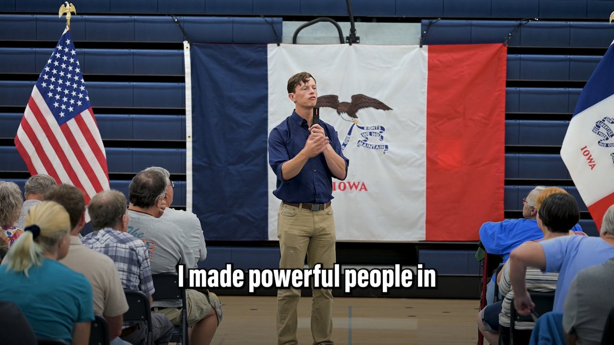 I've been pissing off party insiders on both sides as your state auditor – I'd like to keep doing it as your governor.