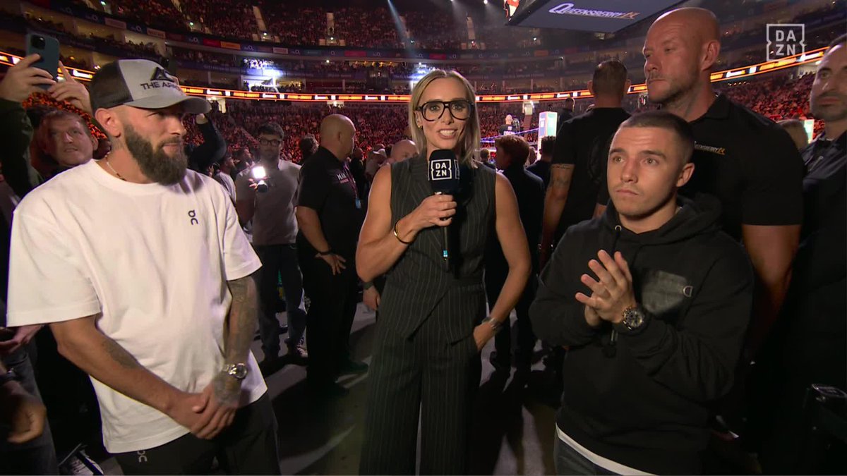 Wow! 😳 Anthony Cacace &amp; Nick Ball could be set to lock horns in a massive world title dust up 🔥 🎟️ Buy #MosesHrgovic NOW at | Live Now | Watch only on DAZN ▪️
