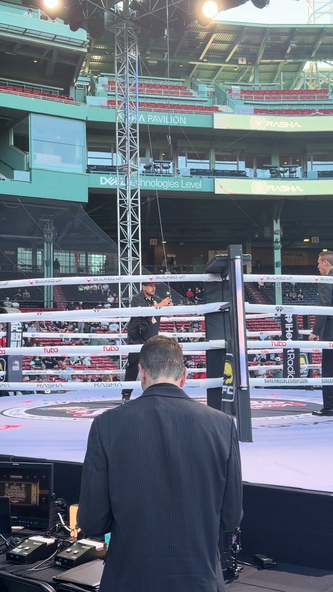 Take me out to the... fist fights? #BKFC92 is at historic Fenway Park and Nolan King is onsite for fight night coverage! ⚾️ 👊
