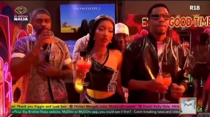 She didn’t come to attend the party. She came to BE the party😮‍💨🔥💙 Yes or Yes?!!!! #Bluethopia #BBNaija