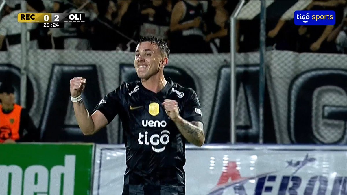 ⚽️ Conexión entre Payne, Cardozo y Franco Alfonso para el segundo gol de Olimpia ante Recoleta. 📺Tigo Sports ▶️Viví el #ClausuraAPF2026 en