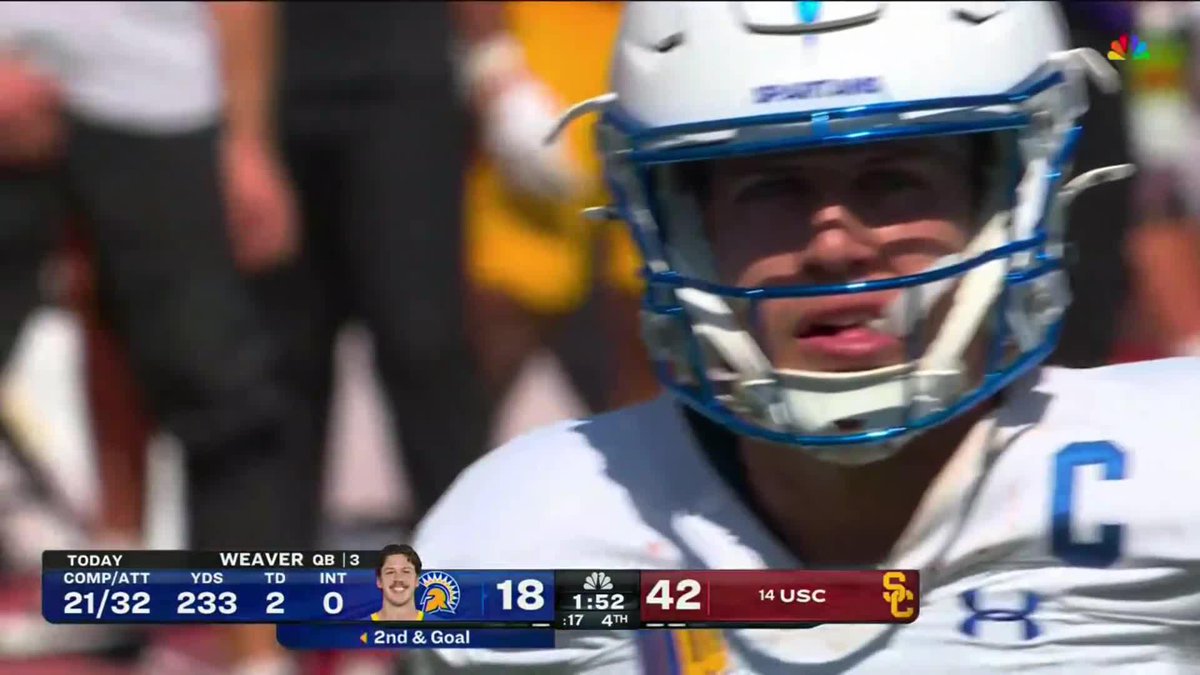 WEAVER WIZARDRY 🧙‍♂️ 📺 NBC #AllSpartans