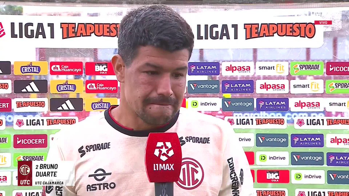🎙️Bruno Duarte: "ME PISAN TODO, NO PUEDO REACCIONAR Y NI SIQUIERA VAN A VERLA AL VAR. NO PUEDO CAMINAR" "A nosotros nos cobran cada cosa, pero no hacen nada. Tanta injusticia es lo que me duele y me da bronca". #UTC 2-4 #Universitario 📺 Conoce cómo ver L1MAX en vivo 👉 #Liga1 #TorneoClausuraXL1MAX