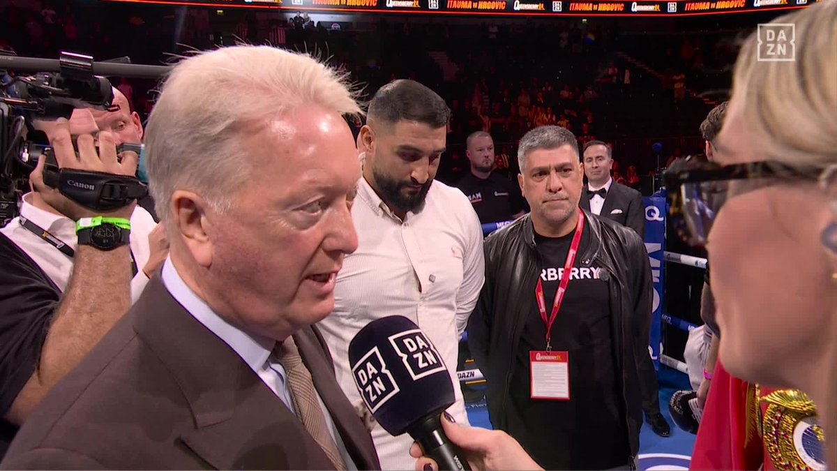 Frank Warren reflects on an absolute war 🔥 🎟️ Buy #MosesHrgovic NOW at | Live Now | Watch only on DAZN ▪️