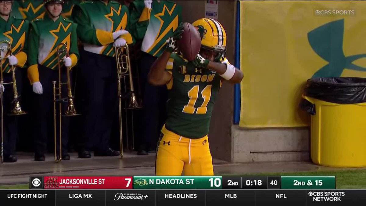 JORDAN MCCANTS FOR SIX! What a throw! What a catch and run! NDSU Football