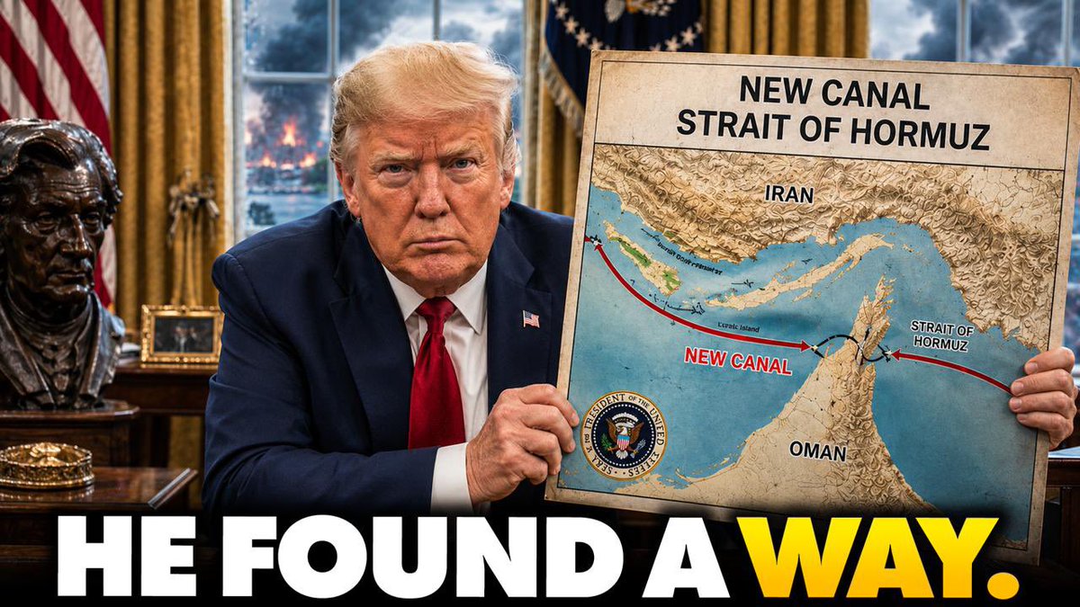 U.S. Military's Most Secret Op REVEALED: Trump BUILT A New Strait of HORMUZ! Iran Enraged, War OVER... Satellite images show the U.S. military quietly dredged a new shipping lane on the Omani side of the Strait of Hormuz. Ships now slip past Iran completely unseen. That’s one of the reasons how the U.S. moved 750 million barrels of oil out of the Persian Gulf. Logistics beat missiles. Rome moved mountains. America moved the seafloor.