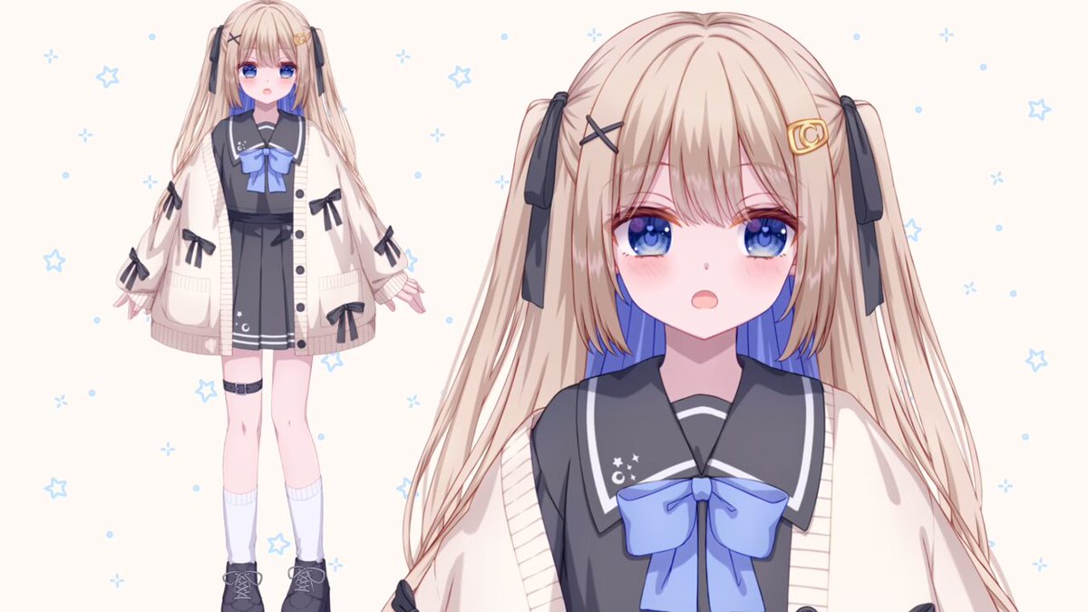 ⭐Vtuber魂募集のお知らせ🌙 動画の子の魂になってくださる方を有償募集いたしますっ🎀 ・価格20万円 （全身イラスト付き、上着なし差分あり） 買取希望の方、購入に際してのご質問やご相談▷DMまでお願いいたします。 購入詳細はツリーに画像を添付しております。 #Live2D #Vtuber魂募集 #魂募集