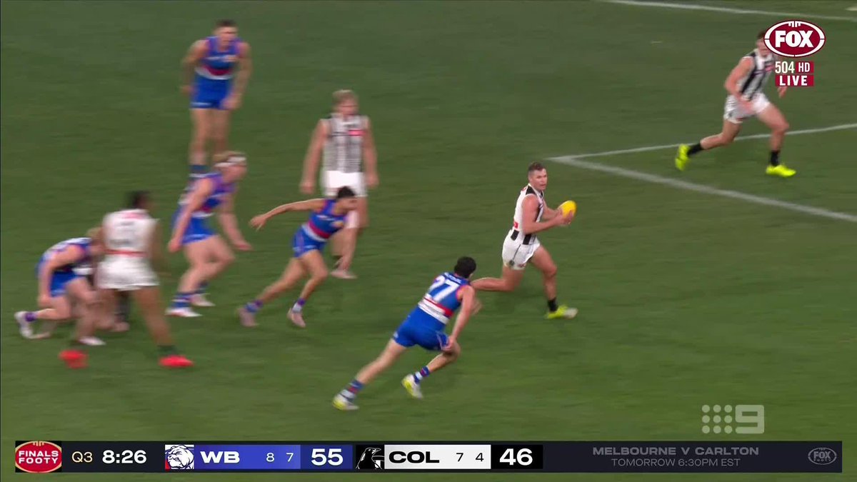 "They're not getting anywhere near what they need out of Dan Houston." The 'million dollar problem' for Collingwood according to Browny. #9AFLSFS | Watch on 9 & 9Now 🖥️
