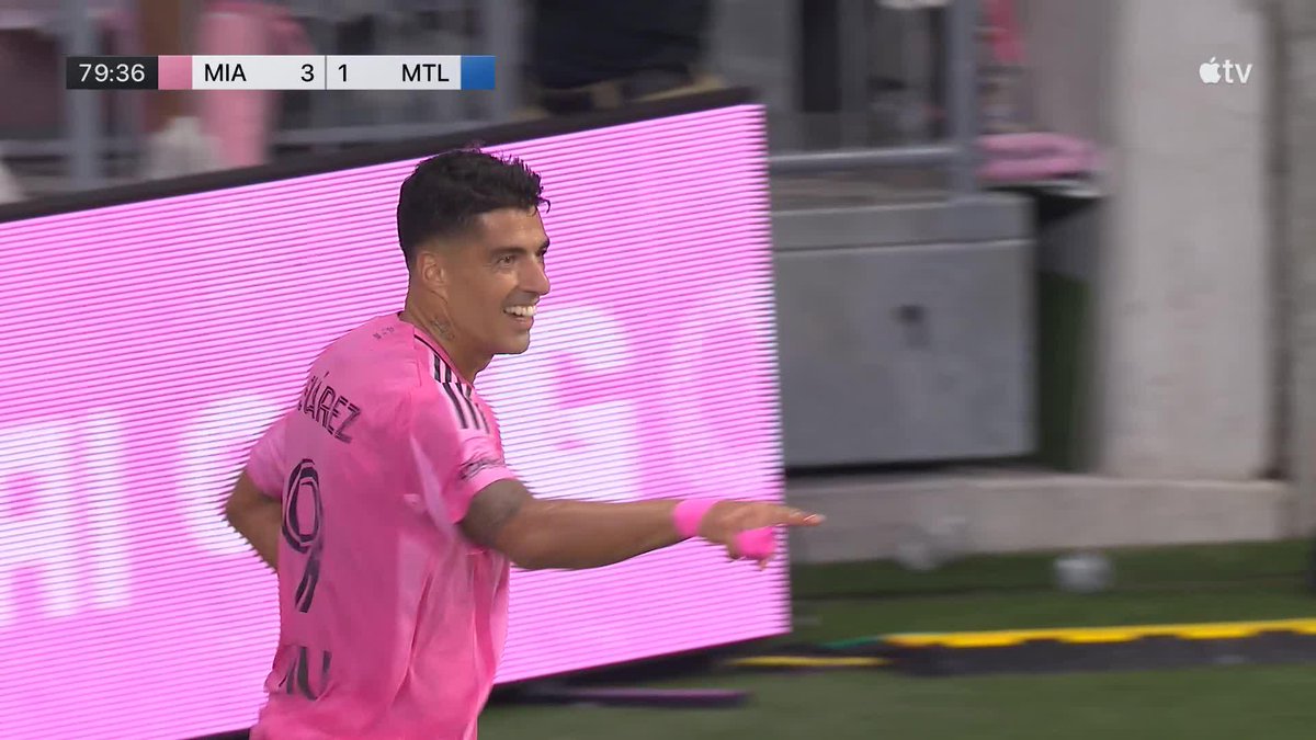 Messi ➡️ Suárez, cinema 🔥 Inter Miami CF is soaring to a three-goal lead!