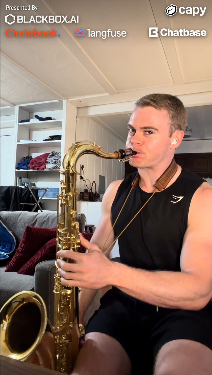 i have dedicated my entire life to becoming better than anyone in the world at saxophone just to use it for technology logos on x dot com the everything app