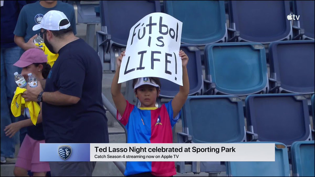 .Ted Lasso night at Sporting Kansas City. 👨