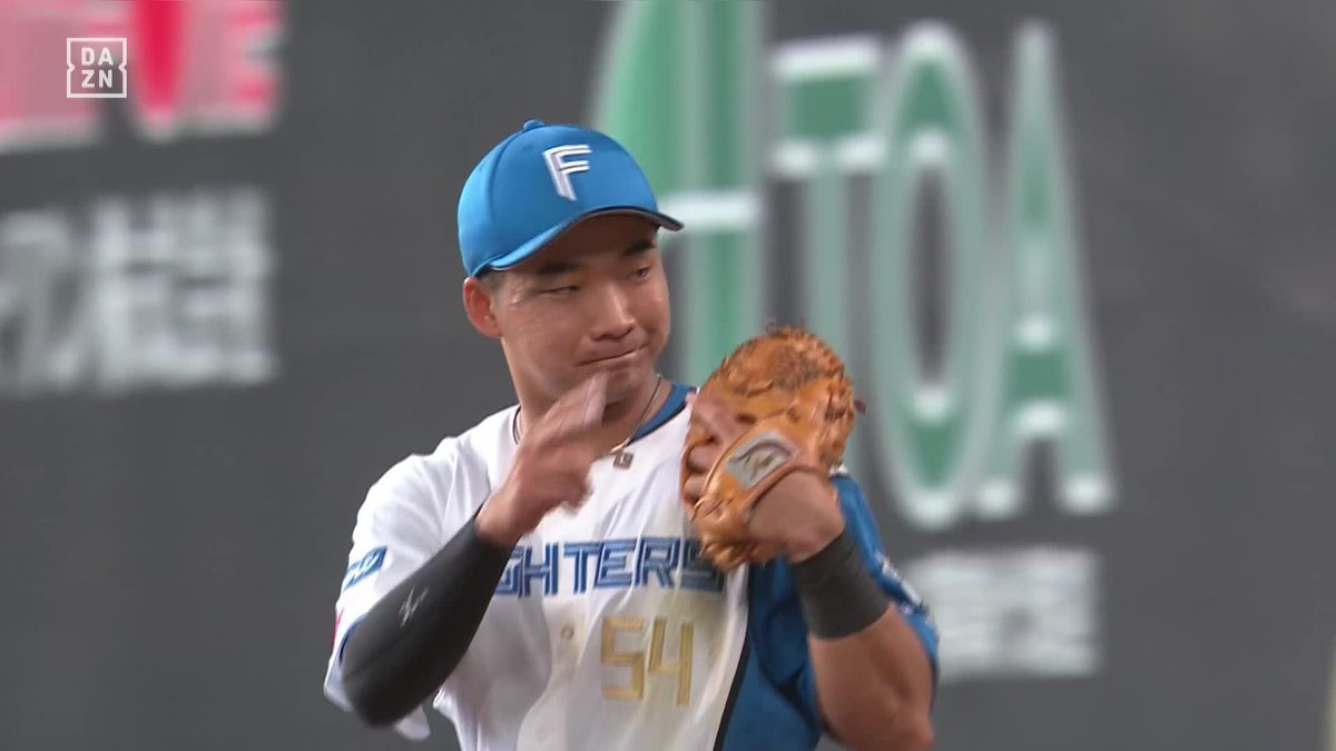 一瞬の判断 捕らない、を選択 山縣秀 見事にゲッツー完成 ⚾️日本ハム×ロッテ #lovefighters #だったらDAZN